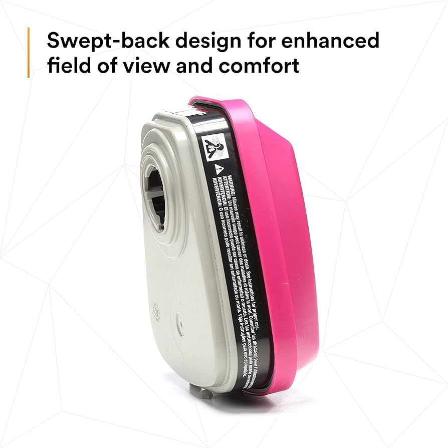 3M 60921 P100 Respirator Cartridge/Filter, NIOSH Approved, 1
